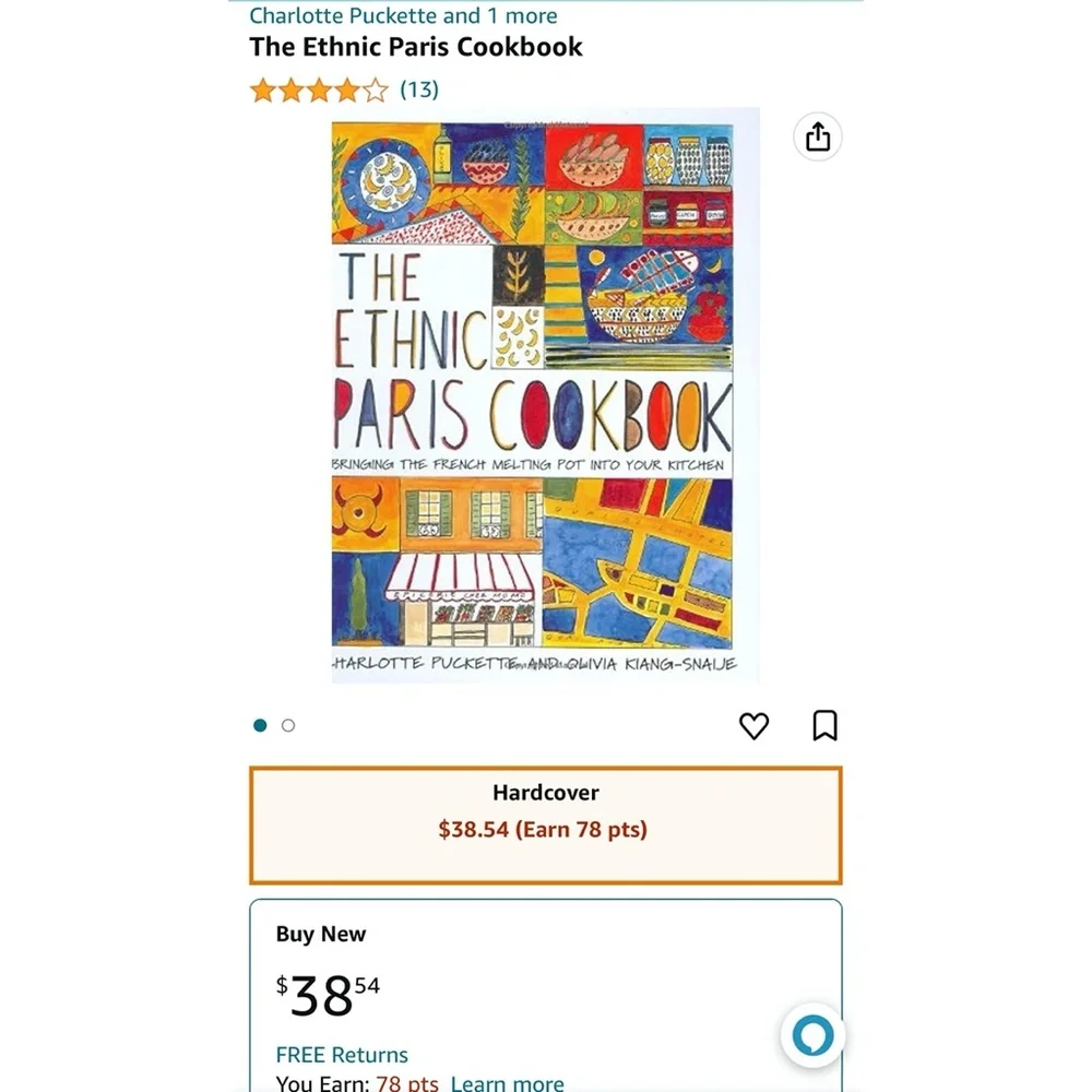 The Ethnic‎ Paris Cookbook, Bringing The French Melting Pot into your kitchen